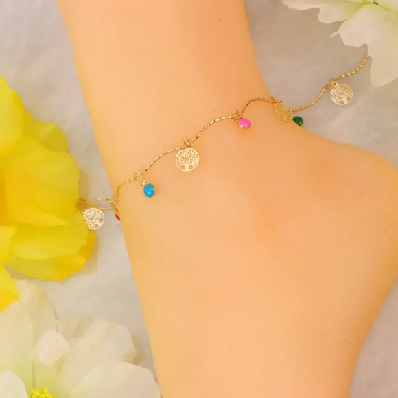 Minimalist Anklet, Sleek & Modern Design, Women’s Fashion, YC110151-A - Picture 8 of 10